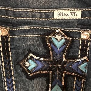 Miss Me bootcut jeans Blue Cross size 28